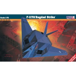 LOCKHEED F-117 A NIGHTHAWK Bagdad Strike -Escala 1/72- Mister Craft Hobby 050252