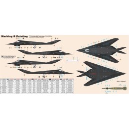 LOCKHEED F-117 A NIGHTHAWK Bagdad Strike -Escala 1/72- Mister Craft Hobby 050252