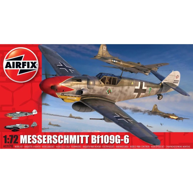 MESSERSCHMITT Bf-109 G6 -Escala 1/72- Airfix A02029B