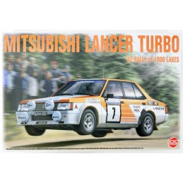 MITSUBISHI LANCER TURBO (Rally 1000 Lagos 1982) -Escala 1/24- NUNU MODEL KIT PN24018