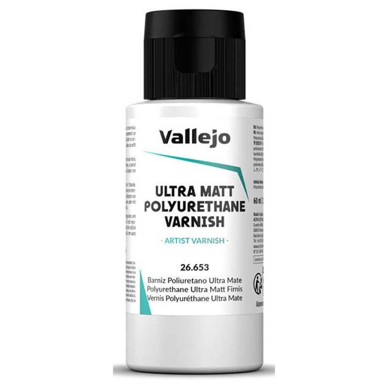 BARNIZ POLYURETANO ULTRA MATE 60 ml - Vallejo 26653