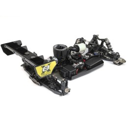 KIT TLR 8IGHT-X/E 2.0 Combo Nitro/Electric 1/8TT 4WD Race Buggy