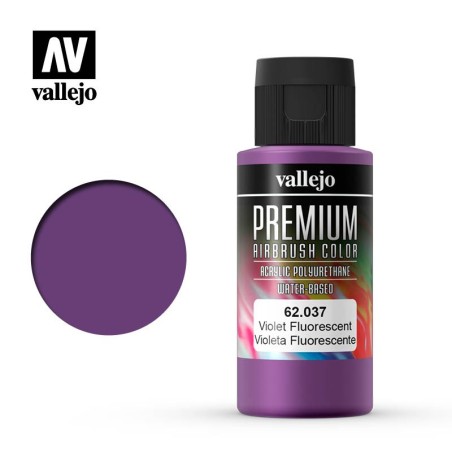 PINTURA LEXAN PREMIUN RC: VIOLETA FLUO 60 ml - Acrylicos Vallejo 62037