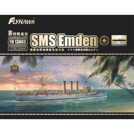 CRUCERO SMS EMDEN -Escala 1/700- FlyHawk Models FH1306S