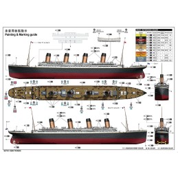 TRANSATLANTICO R.M.S. TITANIC (Luces LED) Escala 1/200 Trumpeter 03719