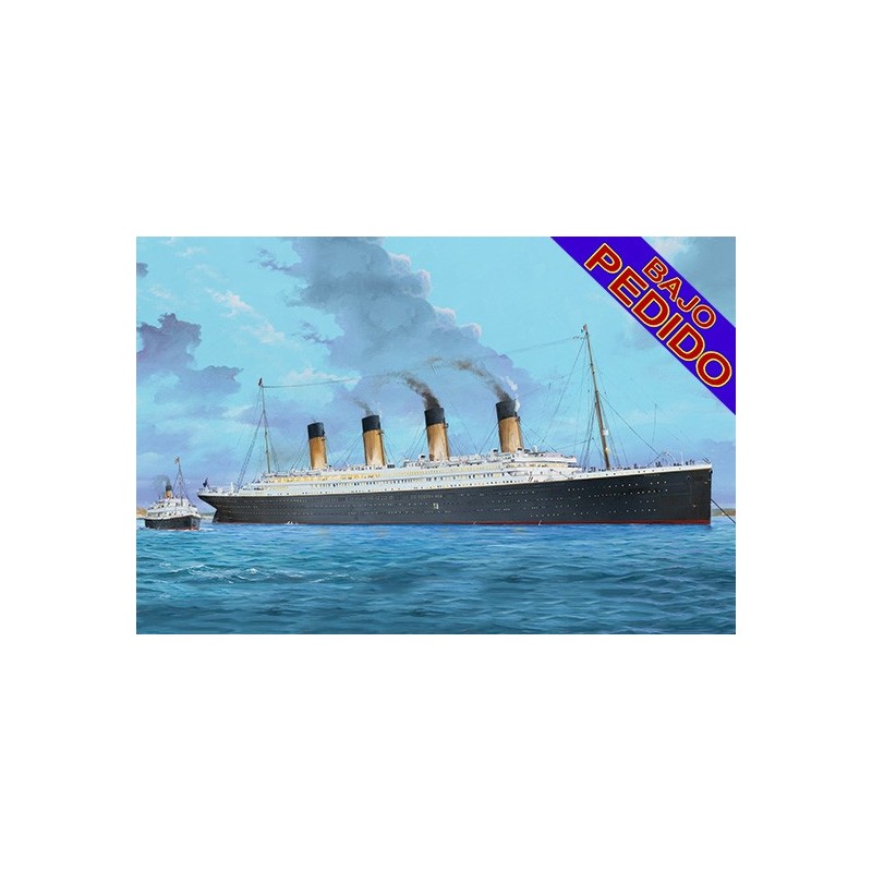 TRANSATLANTICO R.M.S. TITANIC (Luces LED) Escala 1/200 Trumpeter 03719