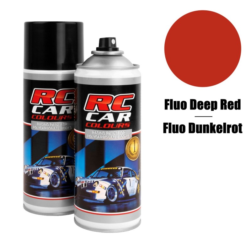 SPRAY ROJO RUBY FLUO (150 ml) PARA CARROCERIAS DE POLICARBONATO