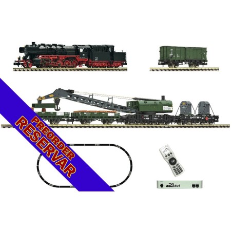 SET INICIO DIGITAL LOCOMOTORA VAPOR SERIE 051 & GRUA FERROCARRIL (DB)