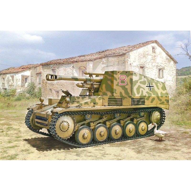 OBUS AUTOPROPULSADO SD.KFZ.124 WESPE escala 1/72 italeri 7061