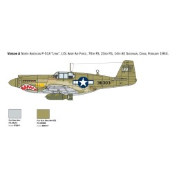 NORTH AMERICAN P-51 A MUSTANG -Escala 1/72- Italeri 1423