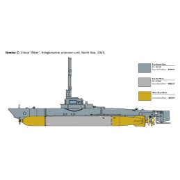 MINISUBMARINO BIBER -Escala 1/35- Italeri 5609