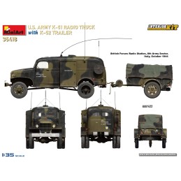 CHEVROLET G7105 RADIO K-51 & REMOLQUE K-52 (Generador) -Escala 1/35- MiniArt 35418