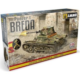 CARRO DE COMBATE Sd.Kfz. 101 PANZER I BREDA (ESPAÑA) -Escala 1/35- AMMO Mig 8506