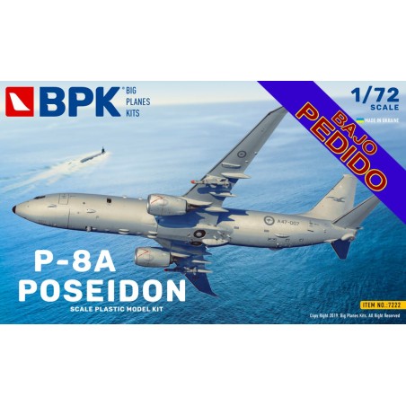 BOEING P-8 A POSEIDON -Escala 1/72- Big Planet Kit 7222