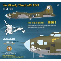 BOEING B-17 F FORTRESS "The Bloody Hundredth 1943" -Escala 1/48- Eduar