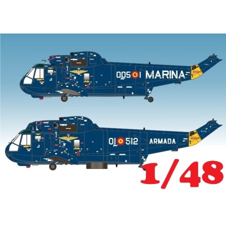 CALCAS SH-3D/H SEA KING ARMADA ESPAÑOLA ESCALA 1/48