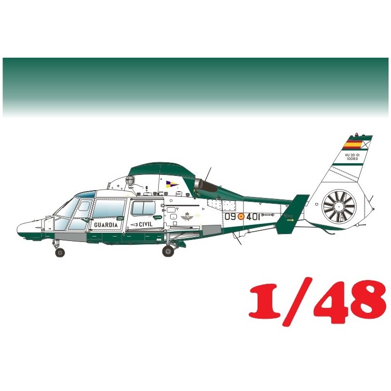 CALCAS AS-365 N3 DAUPHIN 2 GUARDIA CIVIL ESCALA 1/48