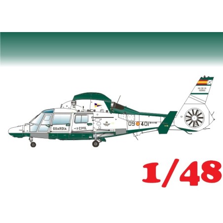 CALCAS AS-365 N3 DAUPHIN 2 GUARDIA CIVIL ESCALA 1/48