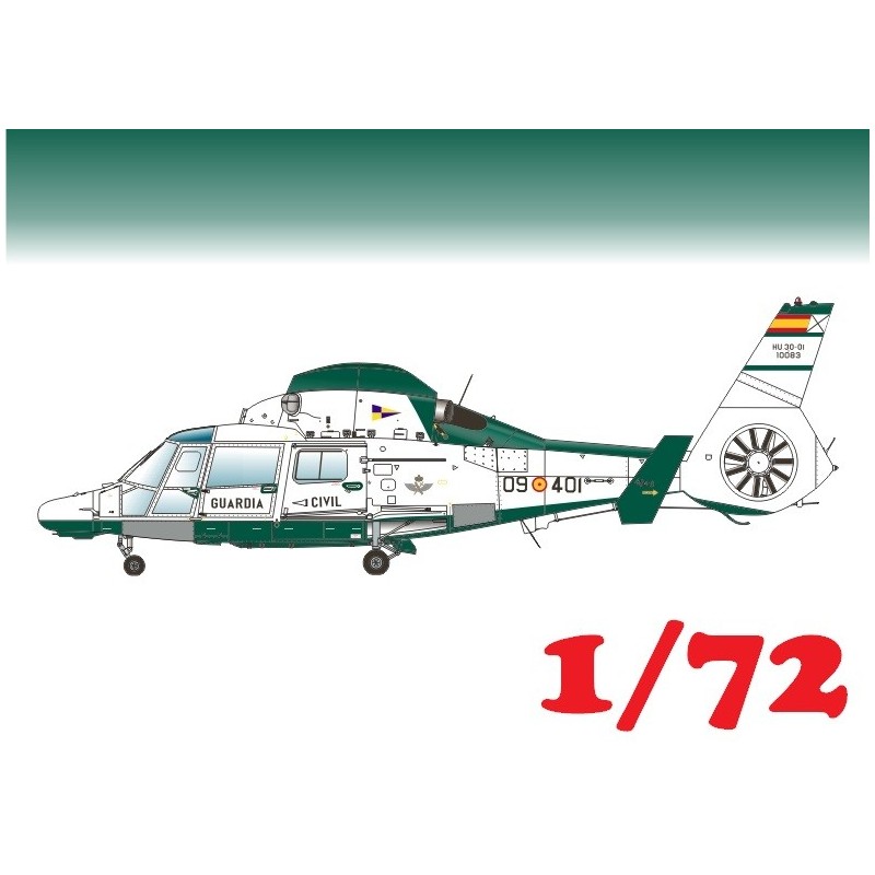 CALCAS AS-365 N3 DAUPHIN 2 GUARDIA CIVIL ESCALA 1/72