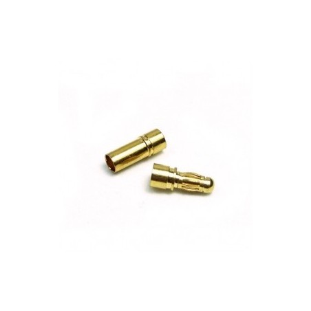 CONECTOR ORO 3,5 mm HEMBRA/MACHO