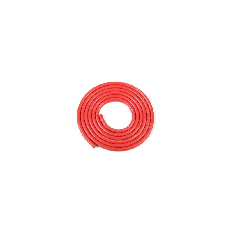 CABLE SILICONA ROJO 12awg (50 cms)