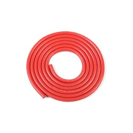 CABLE SILICONA ROJO 12awg (50 cms)