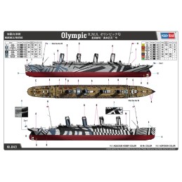 TRANSATLANTICO R.M.S. OLIMPIC -Escala 1/700- Hobby Boss 83421