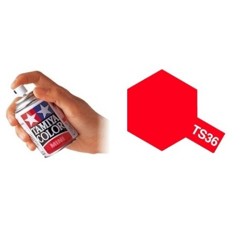 SPRAY ESMALTE TS-36 ROJO FLUORESCENTE