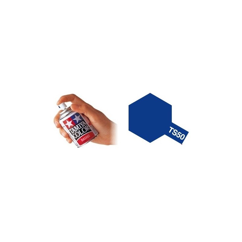 SPRAY ESMALTE TS-50 AZUL MICA 100 ml - Tamiya TS50