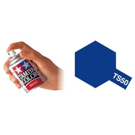 SPRAY ESMALTE TS-50 AZUL MICA 100 ml - Tamiya TS50