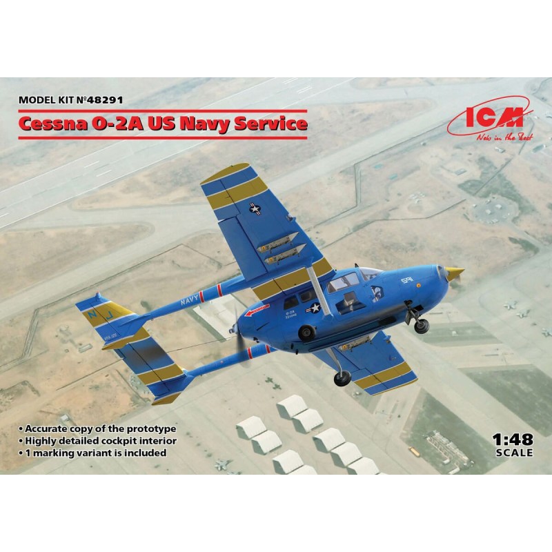 CESSNA O-2 A SKYMASTER "US NAVY" -Escala 1/48- ICM 48291