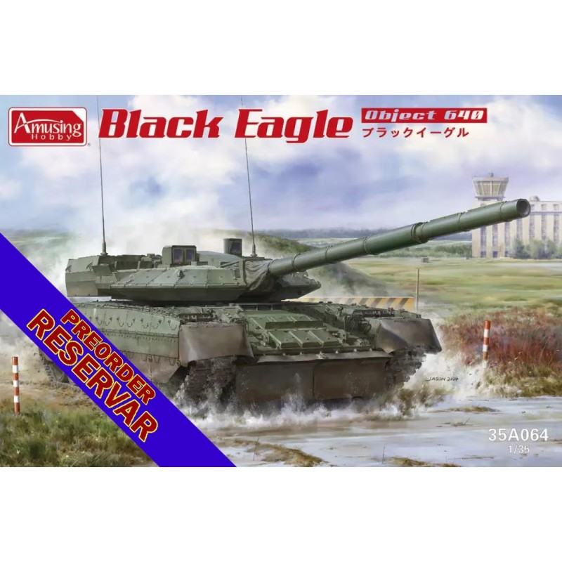 CARRO DE COMBATE BLACK EAGLE - Object 640 -Escala 1/35- Amusing Hobby AH35A64