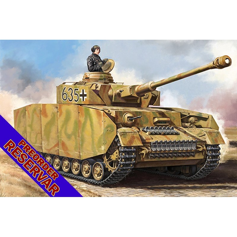 CARRO DE COMBATE Sd.Kfz. 161/1 PANZER IV Ausf. H -Escala 1/48- Hobby Boss 84841