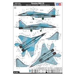 MIKOYAN GUREVICH MIG-35 FULCRUM F -Escala 1/48- Hobby Boss 81787