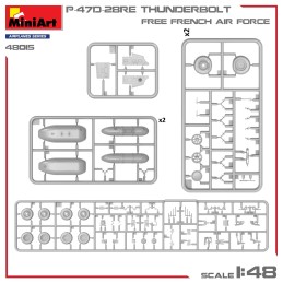 REPUBLIC P-47 D-28RE THUNDERBOLT "Free French Air Force" -Escala 1/48- MiniArt 48015