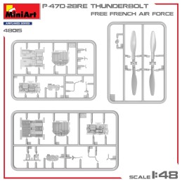 REPUBLIC P-47 D-28RE THUNDERBOLT "Free French Air Force" -Escala 1/48- MiniArt 48015