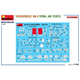REPUBLIC P-47 THUNDERBOLT Mk-II "Royal Air Force" Advanced Kit -Escala 1/48- MiniArt 48012