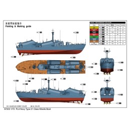 LANCHA LANZAMISILES Type 21 China -Escala 1/72- I Love Kit 67203