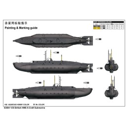 SUBMARINO X - Craft ROYAL NAVY -Escala 1/35- I Love Kit 63504