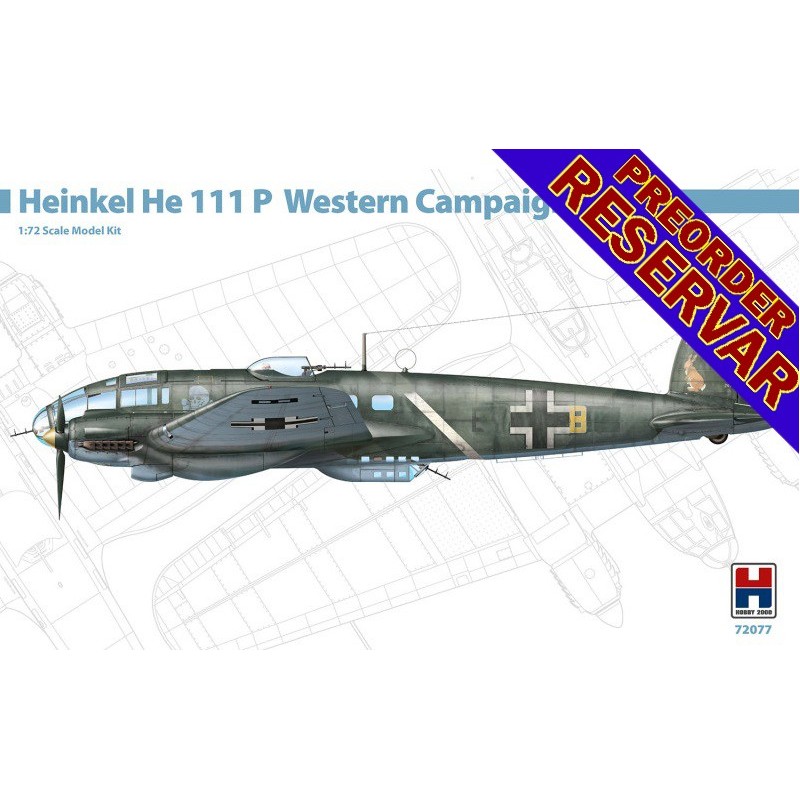 HEINKEL He-111 P " Western Campaign 1940" -Escala 1/72 - Hobby 2000 72077