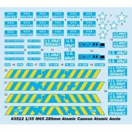 CAñON ATOMICO M-65 280 mm Atomic Annie -Escala 1/35- I Love Kit 63522