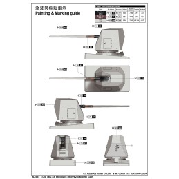 MONTAJE TIPO MK-45 Mod. 2 4 5 Inches / 54 Caliber -Escala 1/35- I Love Kit 63551