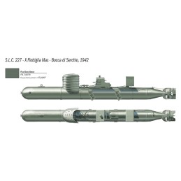 TORPEDO HUMANO S.L.C. MAIALE & TRIPULACION -Escala 1/35- Italeri 5621