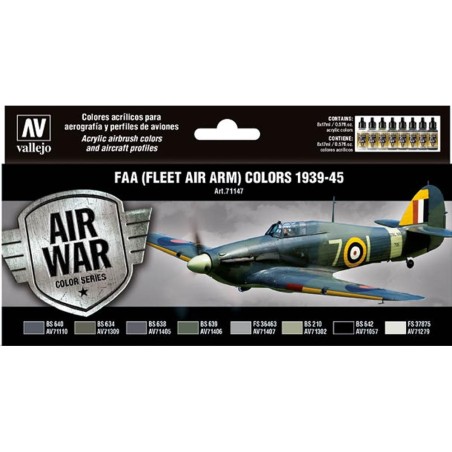 AIR WAR: F.A.A. COLORS (Flet Air Arm) 1939 - 45 (8 colores)