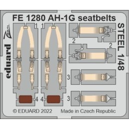 CINTURONES SEGURIDAD AH-1G -Escala 1/48- Eduard FE1280