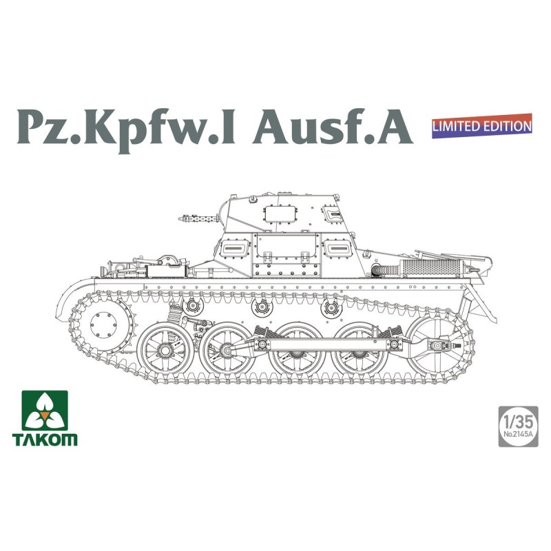 CARRO DE COMBATE SD.KFZ. 101 PANZER I Ausf. A -Escala 1/35- Takom 2145A