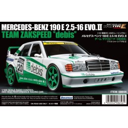 COCHE RC KIT MB190E debis Zakspeed TT-01E 1/10 TAMIYA 58656