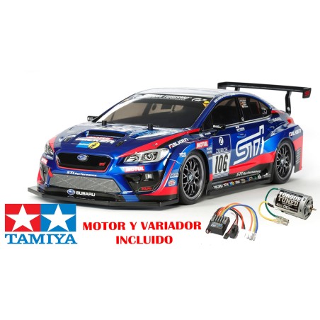 COCHE RC KIT Subaru WRX STI 24hr Nrbg TT-02 1/10 TAMIYA 58645