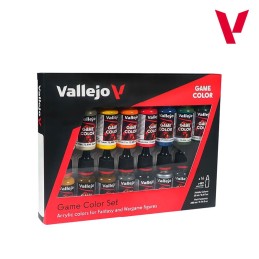 SET DE PINTURA ACRILICA PARA INTRODUCCION (16 x 18 ml) - Acrylicos Vallejo 72299