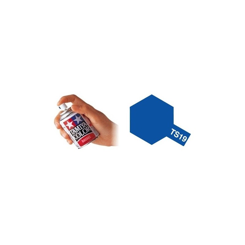 SPRAY ESMALTE TS-19 AZUL METALICO 100 ml - Tamiya TS19